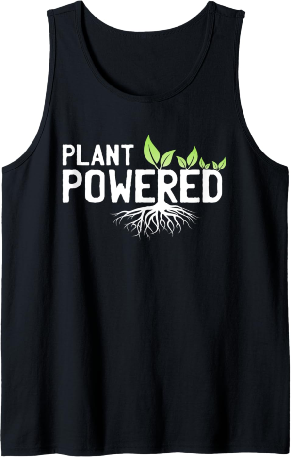 Plant Powered Vegan Clothing For Vegetarians Workout Tank To... - Image 2